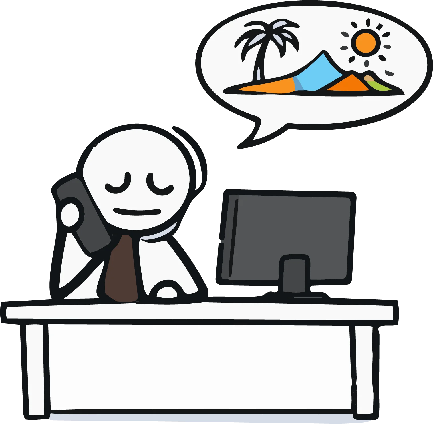 Besoin de vacances et d'évasion - Fatigué du quotidien